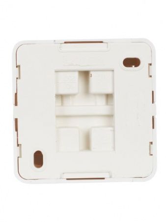 OKTAVA Выключатель 2-клавишный для открытой установки 10А ВС20-2-0-ОБ белый GENERICA