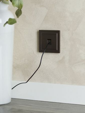 BRITE Розетка компьютерная RJ45 кат.5E РК10-БрТБ темная бронза IEK