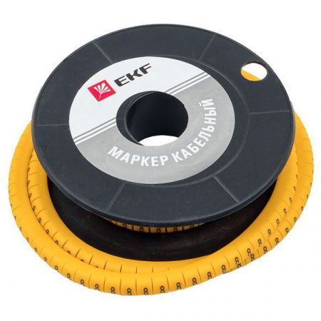 Маркер кабельный 2,5 мм2 "8" (1000 шт.) (ЕС-1) EKF PROxima
