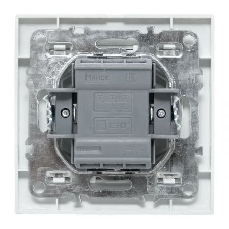 Минск Выключатель 3-клавишный СП,10А, белый EKF Basic