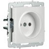BRITE Розетка 1-местная без заземления без защитных шторок 10А РС10-1-0-БрБ белый IEK