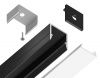 Профиль алюминиевый накладной AMBRELLA LIGHT ILLUMINATION GP1650BK