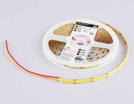 Светодиодная лента Ambrella Light GS4901 COB 608Led/ 12W m/ 24V IP20 CCT 3000-6500K/ 5m*8mm*2.2mm (3 конт.) GS4901