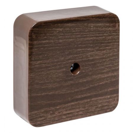 Коробка разветвительная KMP-030-030 (75x75x26) тёмн. дер. EKF PROxima