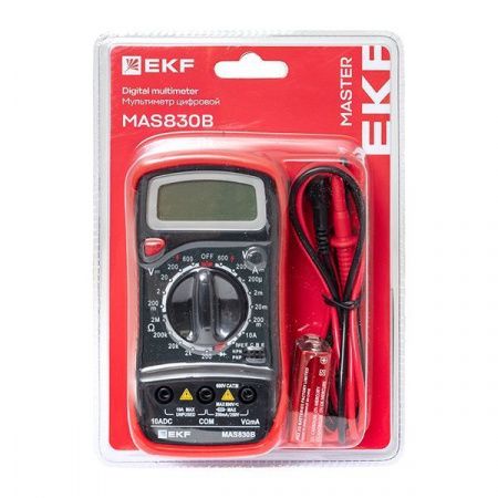 Мультиметр цифровой MAS830B EKF Master