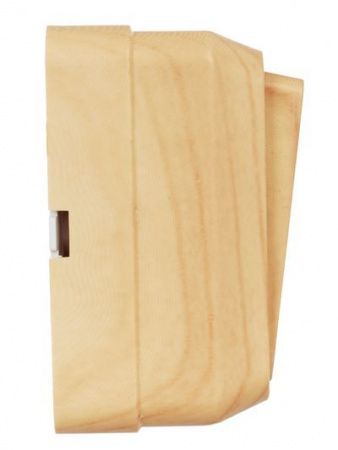 OKTAVA Выключатель 1-клавишный для открытой установки 10А ВС20-1-0-ОС сосна GENERICA