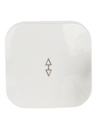 GLORY Выключатель 1-клавишный для открытой установки проходной 10А ВСп10-1-0-ХБ белый IEK