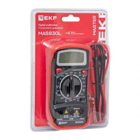 Мультиметр цифровой MAS830L EKF Master
