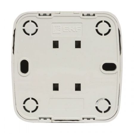 Минск Розетка TV 1-местная ОП 75Ом 5-862МГц белая EKF Basic
