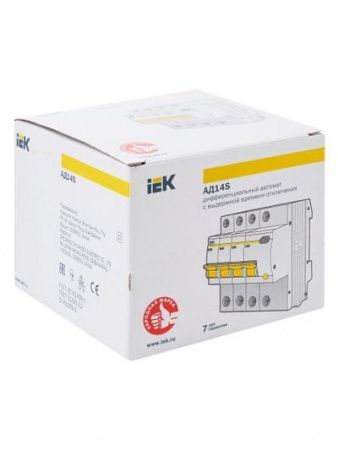 KARAT Дифференциальный автомат АД14S 4P 50А 100мА тип AC IEK