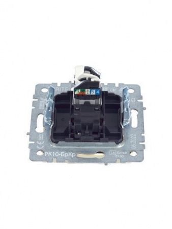 BRITE Розетка компьютерная RJ45 кат.5E РК10-БрКр бежевый IEK