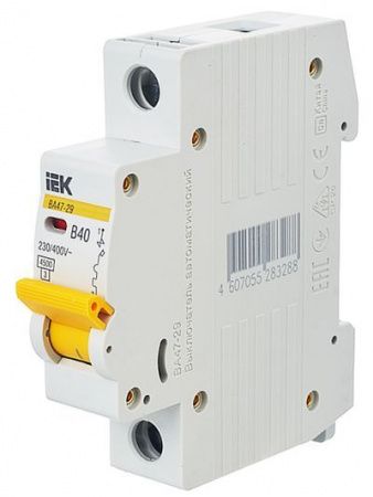 KARAT Автоматический выключатель ВА47-29 1P B 40А 4,5кА IEK