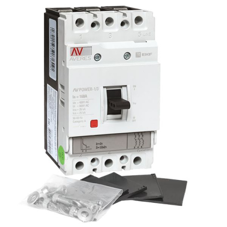 Выкл.автом.  3П 160А 35kA  AV POWER-1/3   TR EKF AVERES