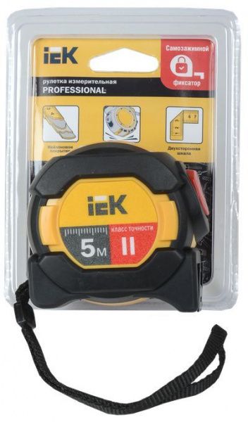 Рулетка измерительная PROFESSIONAL 5м IEK