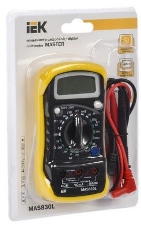 Мультиметр цифровой MASTER MAS830L IEK