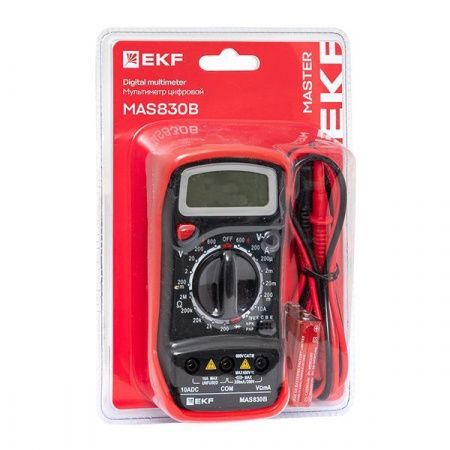 Мультиметр цифровой MAS830B EKF Master