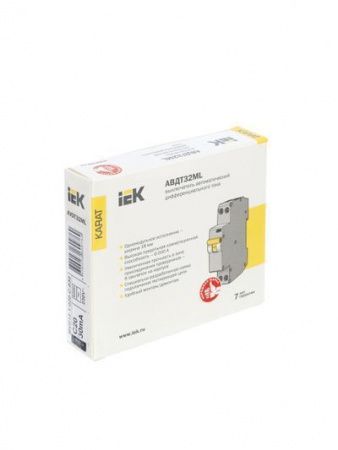 Выключатель автоматический дифференциального тока АВДТ32МL C20 30мА KARAT IEK