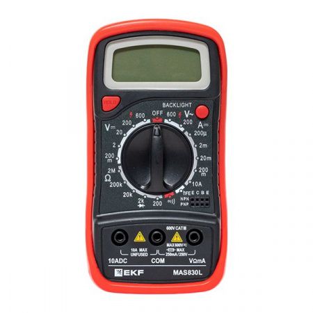 Мультиметр цифровой MAS830L EKF Master